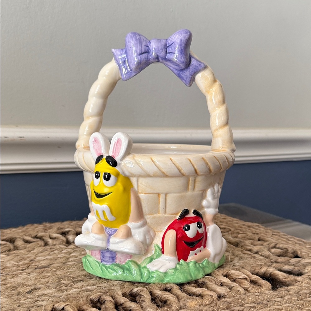 Easter Basket with M&M Characters